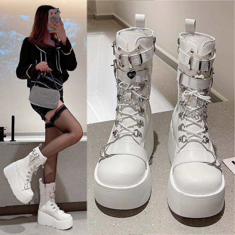 Punk Style Women's Boots Brand - مراجعة Pipe Bending Spring وسعره