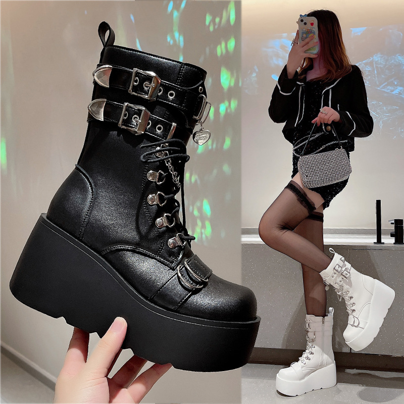 Punk Style Women's Boots Brand - مراجعة Pipe Bending Spring وسعره